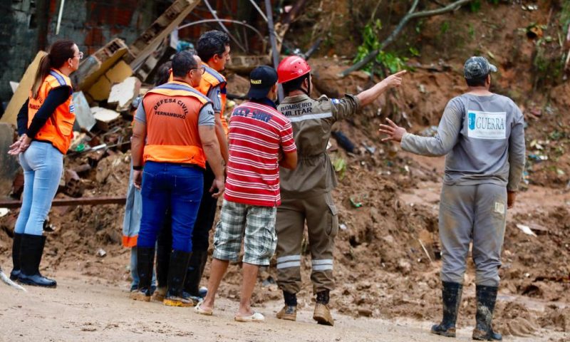 Governo federal reconhece situação de emergência em Maraial e São Benedito do Sul por conta das chuvas