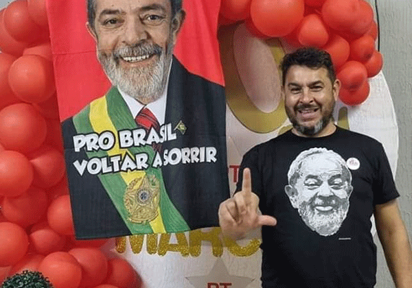 Atirador chegou à festa com tema do PT gritando: “Aqui é Bolsonaro”