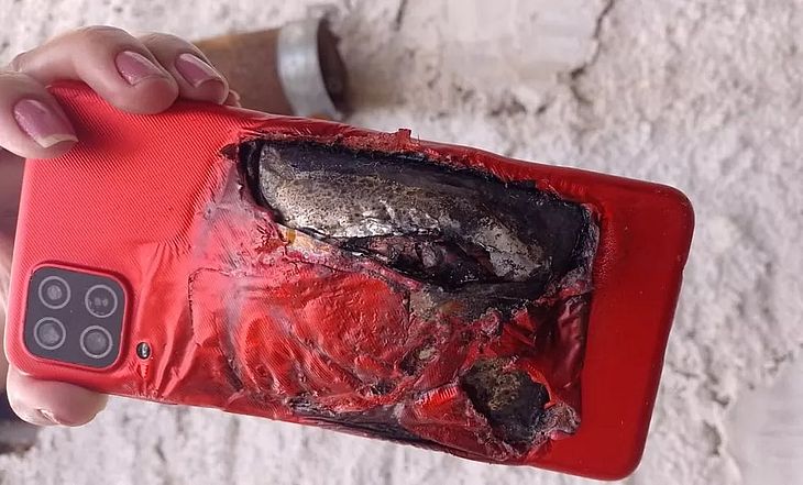 Celular explode enquanto criança de 6 anos assistia vídeo