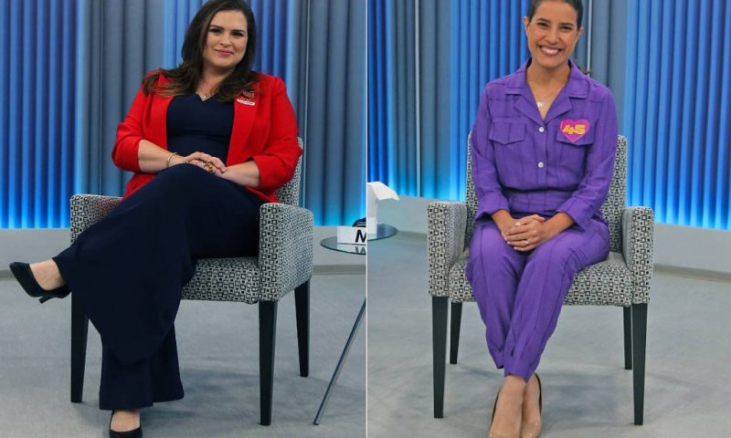 Marília Arraes e Raquel Lyra travam duelo sobre famílias, Bolsonaro e Paulo Câmara em debate