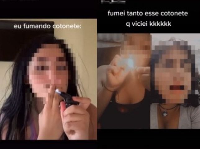 ‘Fumar cotonete’: Desafio viral do TikTok pode afetar pulmão de crianças e adolescentes