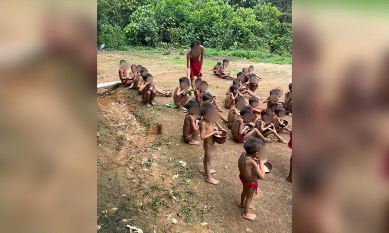 Ministério da Saúde resgata crianças Yanomamis com desnutrição severa e malária