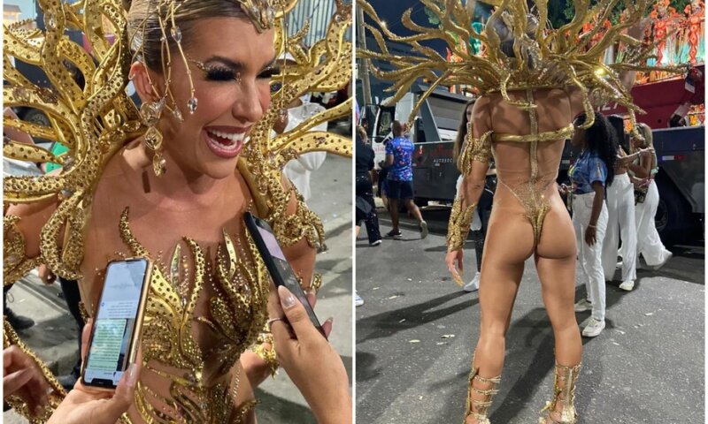 Carnaval 2023:Lore Improta usa fantasia cavada sem tapa-sexo: “Medo de pular para fora”
