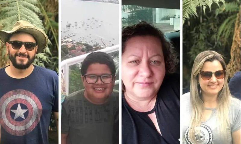 Quatro pessoas da mesma família morrem em grave acidente