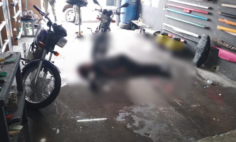 Pintor é morto a tiros durante o trabalho dentro de oficina