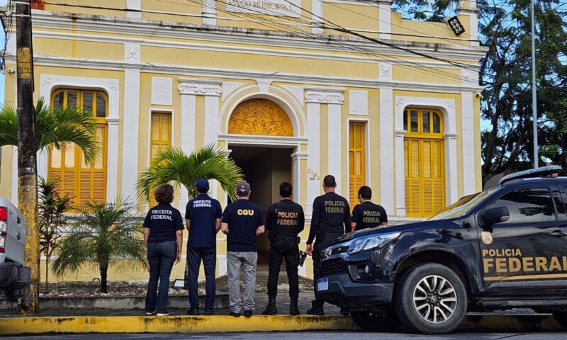 Polícia Federal realiza operação por fraude, lavagem de dinheiro e agiotagem na prefeitura de Água Preta