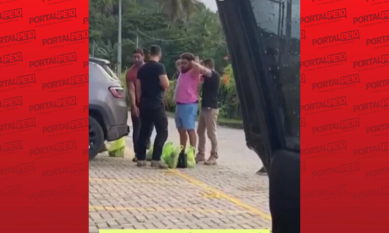 Video mostra momento que Chefão do PCC é preso em  condomínio de luxo na  Praia dos Carneiros