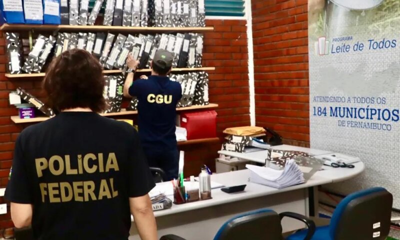 Policia Federal investiga novos desvios no programa ‘Leite de Todos’ em Maraial e São Benedito na Mata Sul