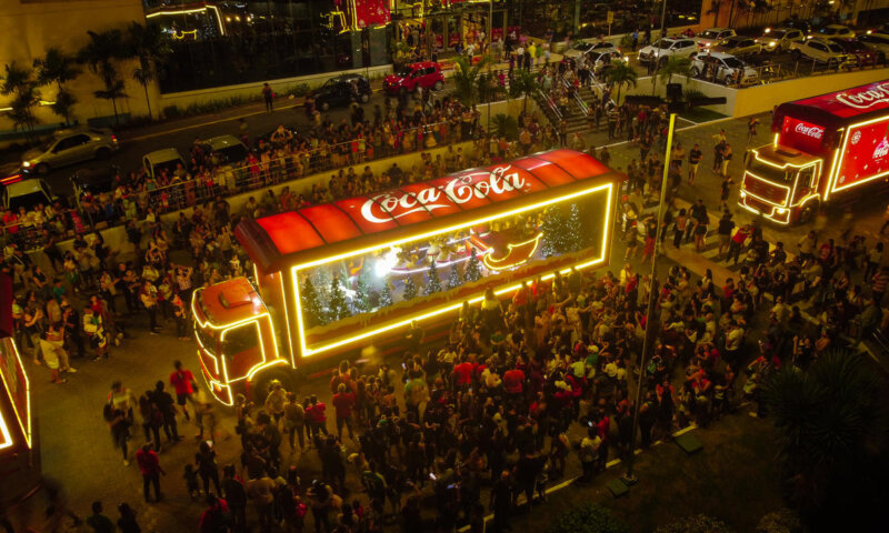 Caravana de Natal da Coca-Cola chega a Pernambuco nesta terça-feira; confira as cidades