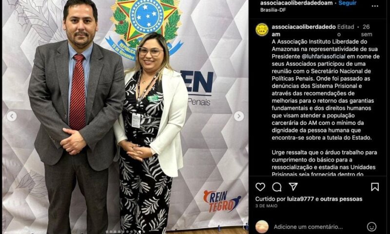 Mulher de líder do Comando Vermelho participou de reuniões com integrantes do Ministério da Justiça