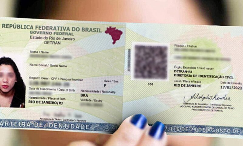 Nova carteira de identidade deve ser emitida em todo o país a partir do dia 11