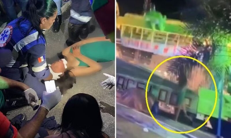 Amigo diz que adolescente desmaiou antes de cair de brinquedo em parque de diversões