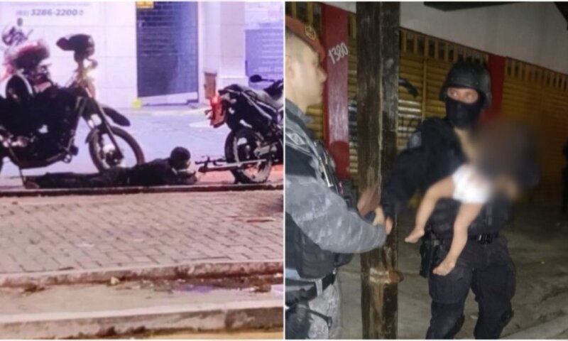 Atirador de elite dispara na mão de homem que fazia a filha refém