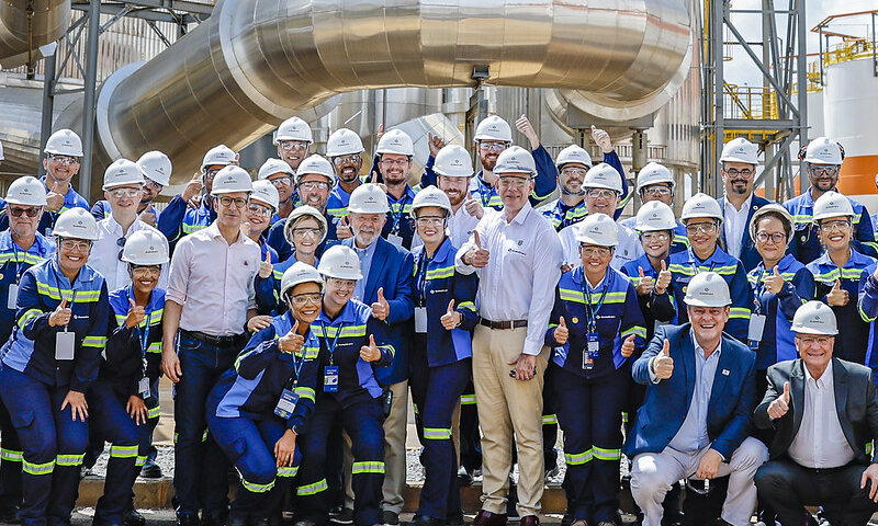 Lula participa da inauguração do complexo de produção de fertilizantes em Minas Gerais