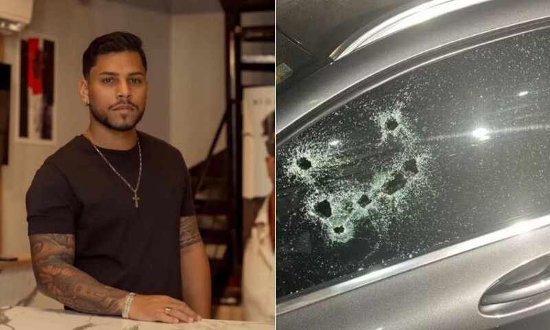 Empresário é morto com mais de 10 tiros dentro de carro de luxo