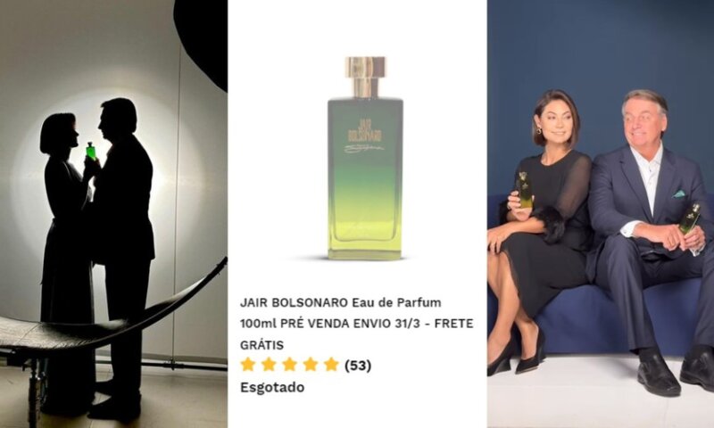 Perfume amadeirado de Bolsonaro, é lançado por R$ 197 e esgota em seis horas na pré-venda