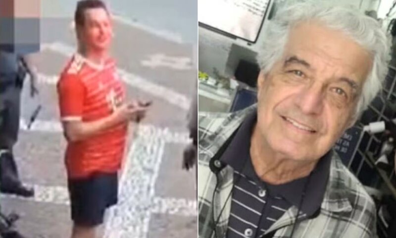 Idoso morto após levar voadora na frente do neto caiu de costas e teve traumatismo craniano