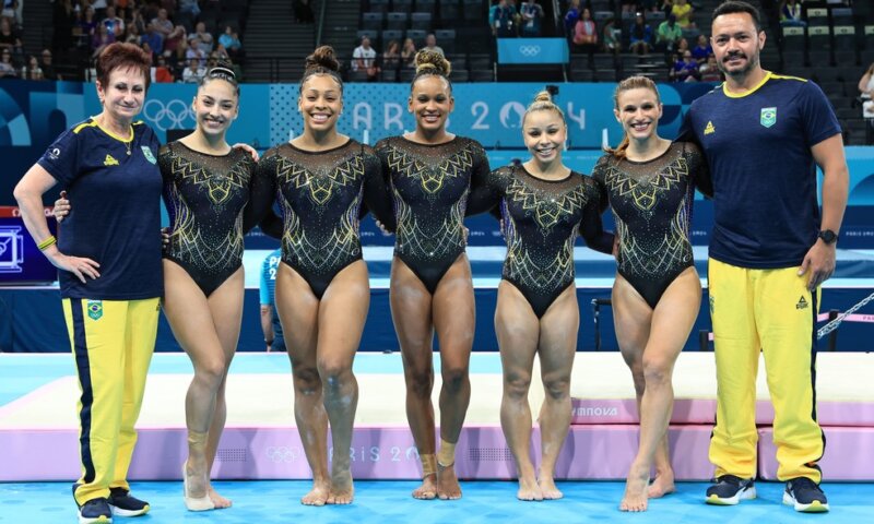 Olimpíadas de Paris-2024: Brasil vai a sete finais da ginástica artística e Rebeca disputará cinco medalhas