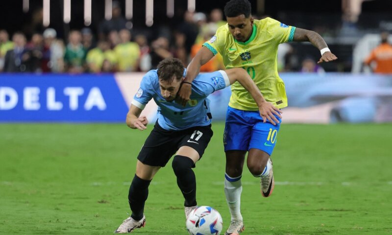 Brasil joga futebol pobre e é eliminado da Copa América pelo Uruguai nos pênaltis
