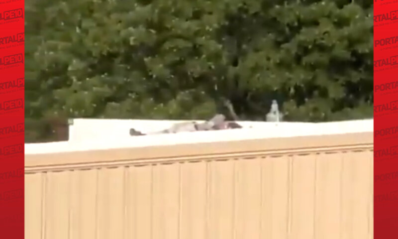 Vídeo mostra atirador morto em telhado após atentado contra Donald Trump