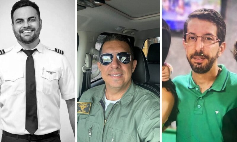 Vítimas da queda de helicóptero em Caruaru são identificados