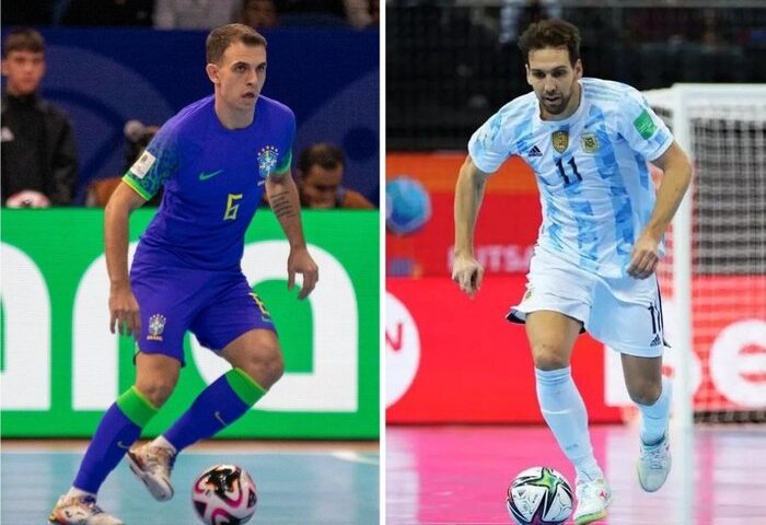 Brasil x Argentina na final da Copa do Mundo de Futsal hoje: onde assistir, horário e como chegam as seleções