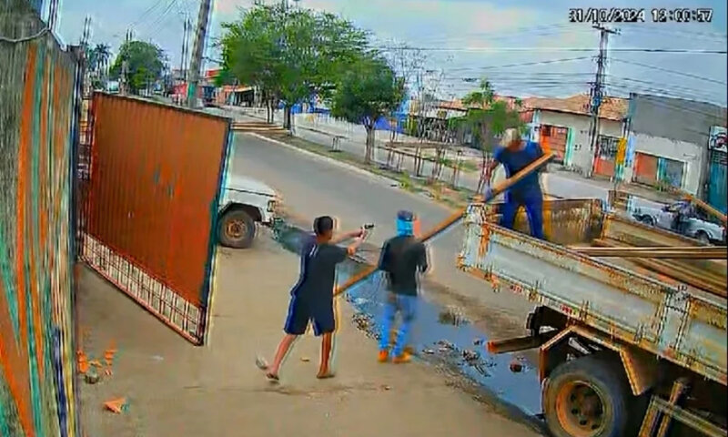 VÍDEO! Homem que trabalhava em madeireira é executado com tiro na cabeça