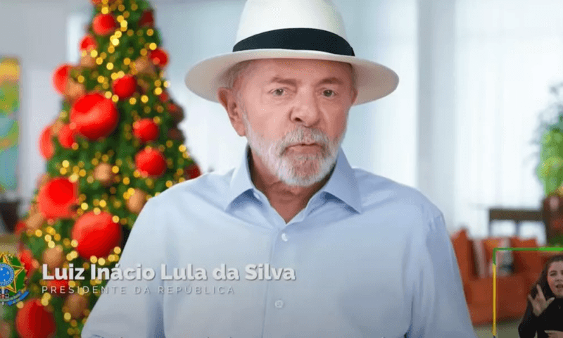 Em pronunciamento de Natal, Lula  cita economia forte prega respeito e harmonia entre poderes e defesa ‘intransigente’ da democracia