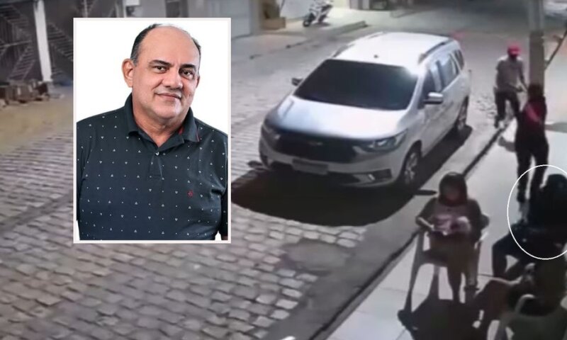Video:Presidente da Câmara Vereadores é executado a tiros em frente de casa