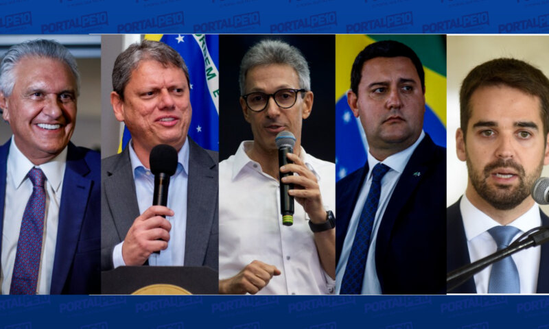 Com Bolsonaro inelegível, Tarcísio, Caiado, Ratinho, Leite e Zema buscam unificação de um nome para enfrentar Lula em 2026