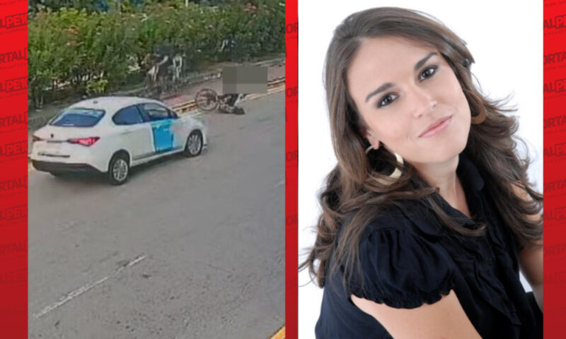 Servidora do TRT6 morre atropelada por táxi após se desequilibrar de bicicleta e cair fora de ciclovia