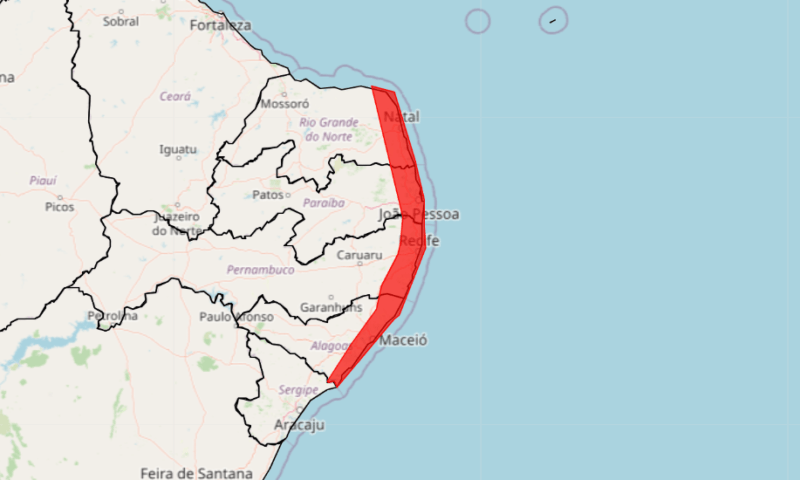 Apac e Inmet renovam estado de alerta para chuvas até manhã desta quinta-feira (6)