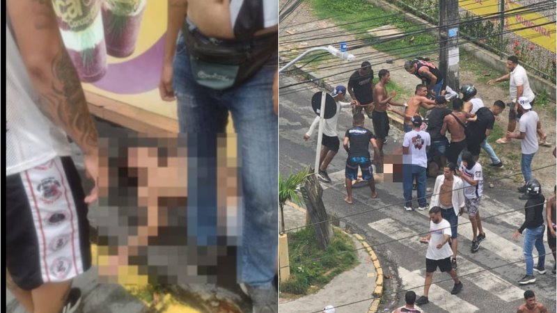 VÍDEO: Homem desacordado é estuprado no meio da rua por torcedores de organizada em Recife