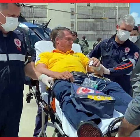 Bolsonaro está sem dor, estável e sem indicação de cirurgia após ser levado a hospital em Natal