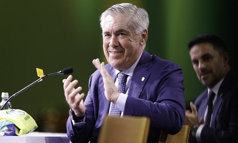 Ancelotti diz estar honrado por dirigir ‘melhor seleção do mundo’