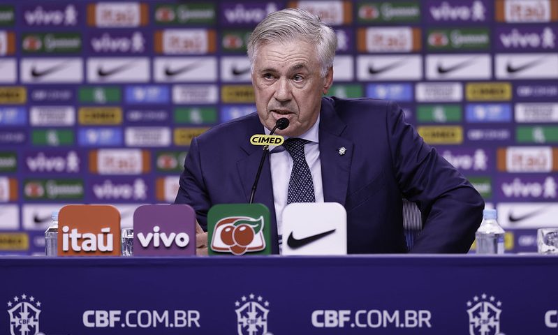 Sem Neymar e com Paquetá,Carlo Ancelotti convoca atletas para jogos das Eliminatórias da Copa do Mundo