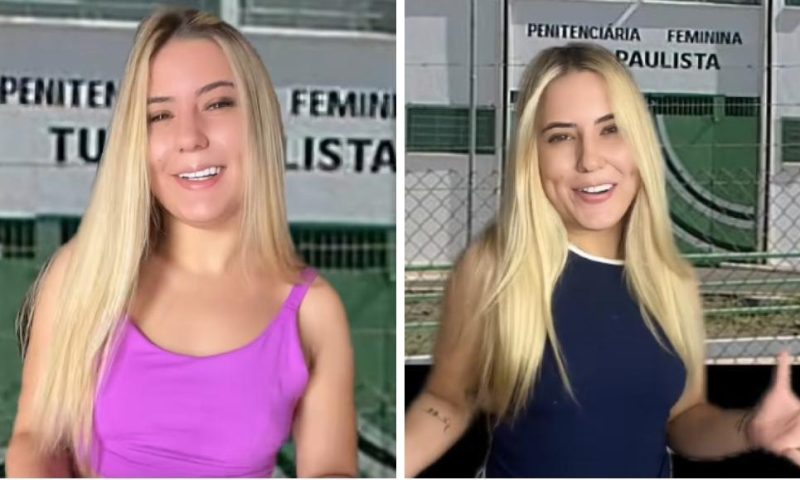 Após tentar entrar com drogas em um presídio do Ceará, influenciadora volta a publicar vídeos