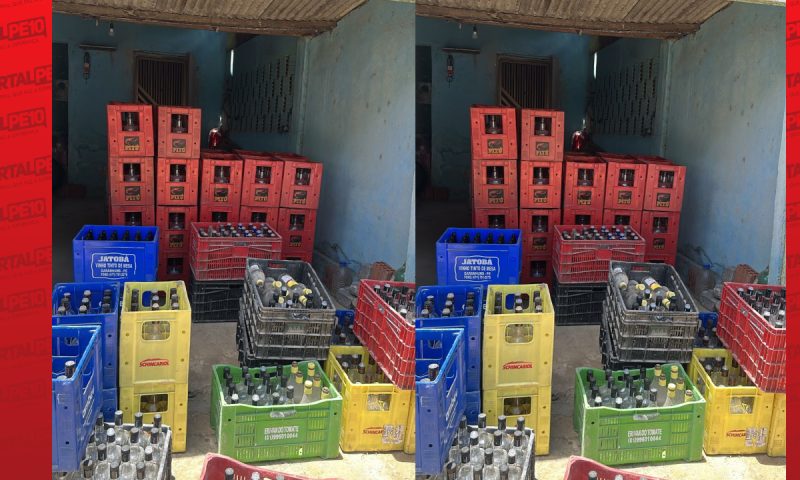 Policiais do 10º BPM de Palmares descobrem fábrica clandestina de bebidas na Mata Sul