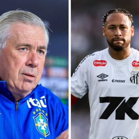 Ancelotti não vê Neymar pronto fisicamente para disputar a Copa de 2026