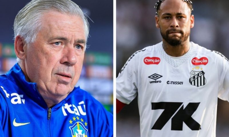 Ancelotti não vê Neymar pronto fisicamente para disputar a Copa de 2026