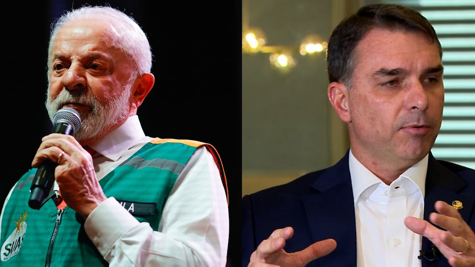 Pesquisa Real Time Big Data: Lula lidera cenários do 1º turno com 35%;Flávio tem 17%, Ratinho Jr. tem 12%