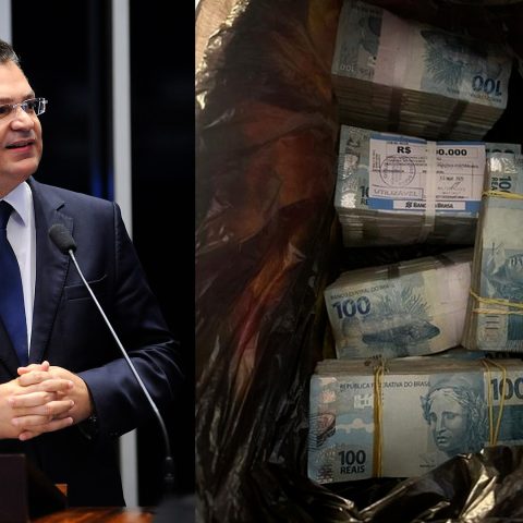 PF apreende R$ 430 mil em dinheiro vivo na casa de, líder do PL, Sóstenes Cavalcante em sacos lixo