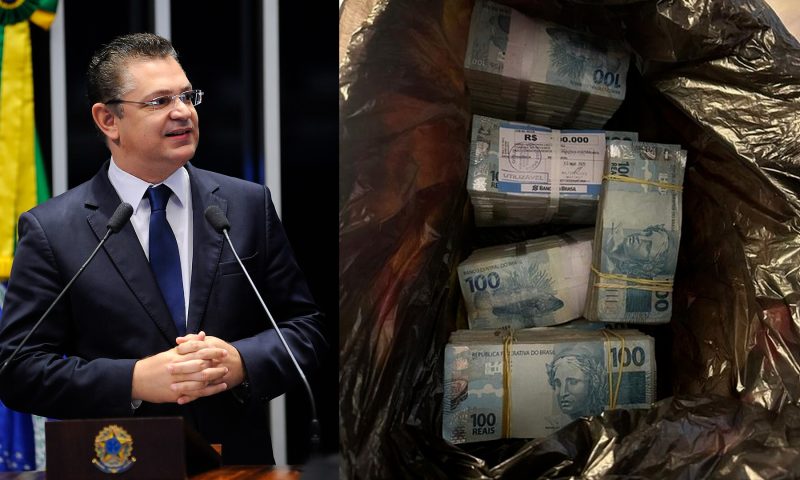 PF apreende R$ 430 mil em dinheiro vivo na casa de, líder do PL, Sóstenes Cavalcante em sacos lixo