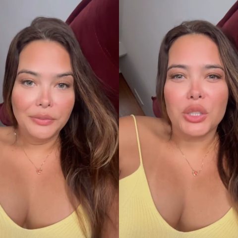 Geisy Arruda sensualiza com calcinha rosa de renda e incendeia o clima na web