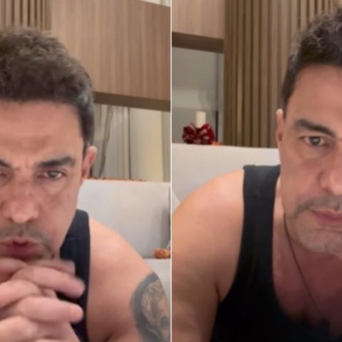 Zezé di Camargo pede desculpas após falar que filhas de Silvio Santos ‘se prostituíram’ ao receber Lula e Morais em evento