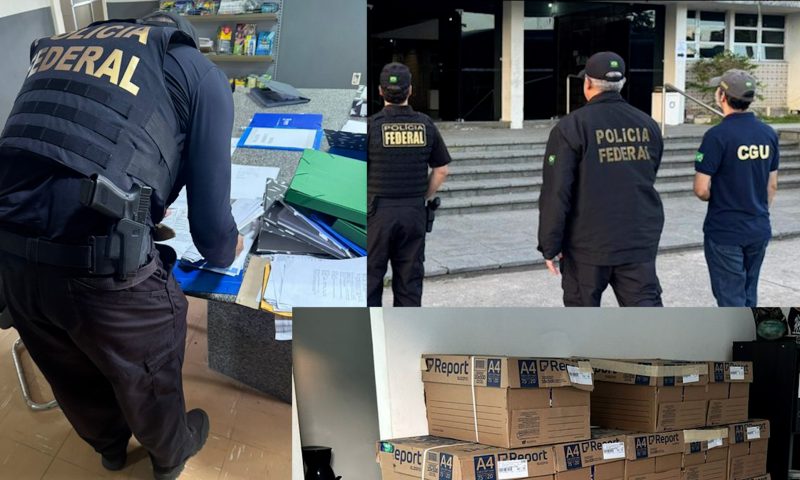 PF nas ruas: Operação desmonta crimes licitatórios e lavagem de dinheiro em Barreiros, Bezerros, Escada e mais 5 cidades de PE