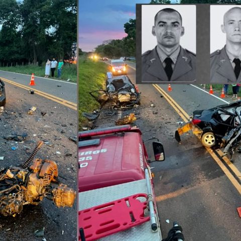 Grave Acidente deixa cinco mortos; três são PMs