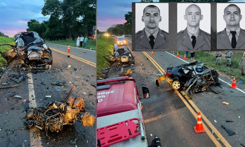 Grave Acidente deixa cinco mortos; três são PMs
