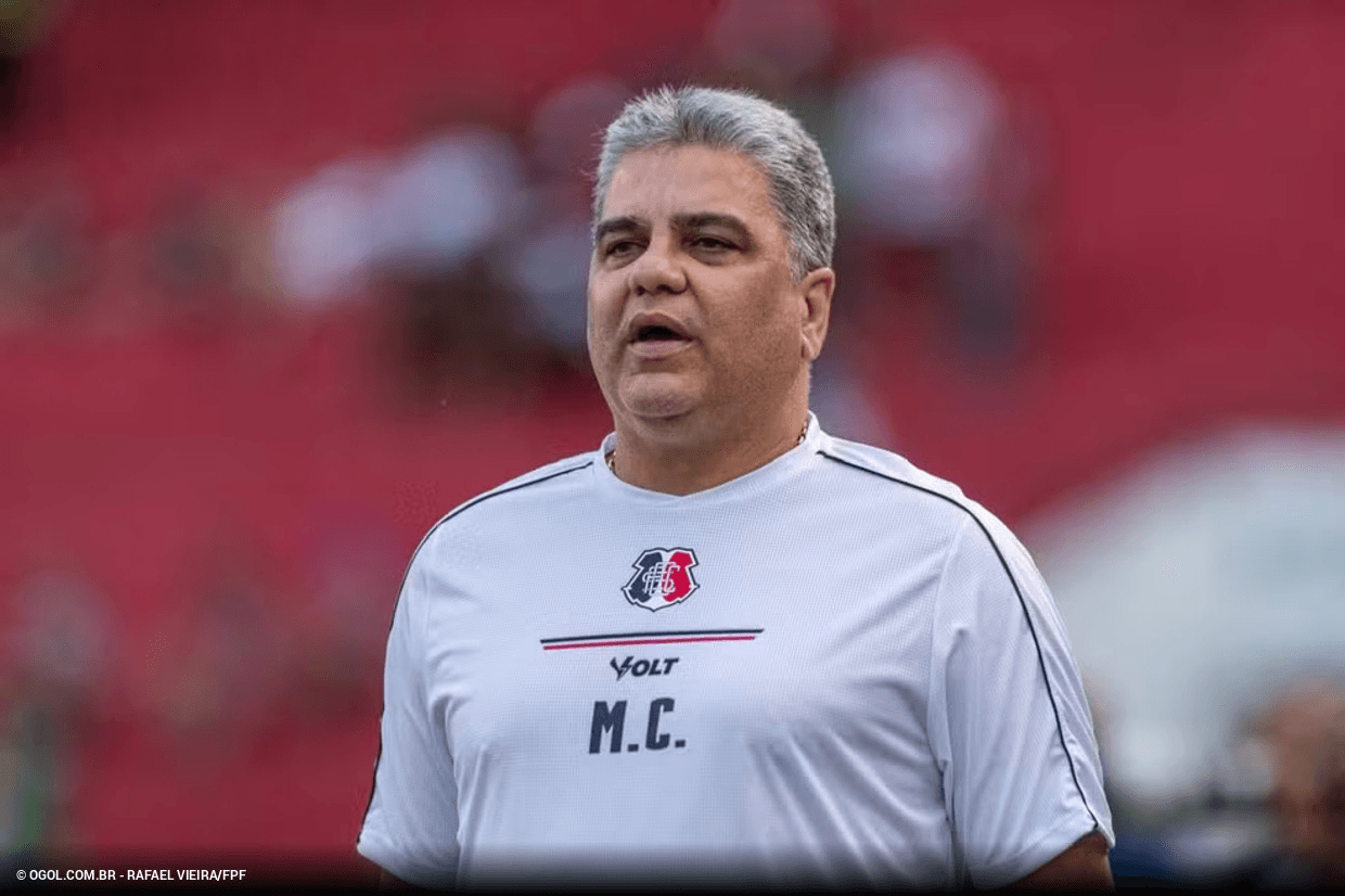 Santa Cruz demite o técnico Marcelo Cabo após goleada sofrida por 4 a 0 no clássico contra o Náutico