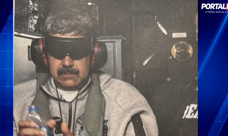 Trump publica foto de Maduro dentro de navio a caminho de Nova York